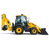Backhoe Loader Multi-fungsi 777A-S, Bucket Depan 1.1m³, Bucket Penggali 0.22m³, Semua dalam Satu Loader & Penggali Belakang