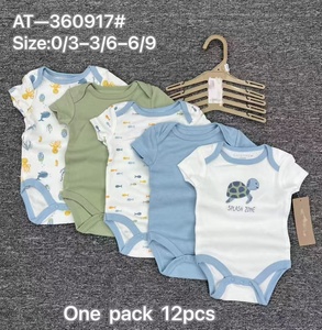 Ropa de Algodón al por Mayor, Mameluco Enterizo para Primavera, Ropa de Bebé para Niños - Product Image 1