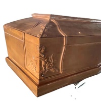 Ataúdes de Madera Maciza de Estilo Europeo de Nuevo Diseño, Biodegradables y Ecológicos, Color Personalizable para Funerales Conmemorativos