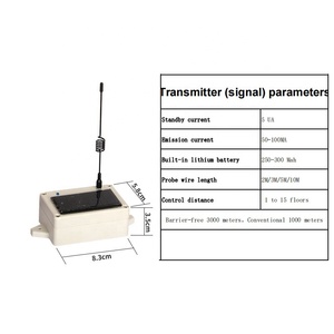 Fully Automatic Solar Wireless Water Level Controller Pump Switch Automatic <b>Power</b> Off for Water <b>Tower</b> and CX-WX Wireless Water L - Product Image 3