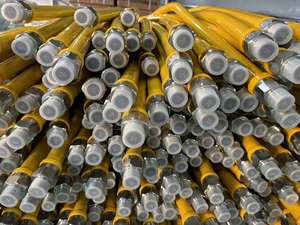 48 "<span class=keywords><strong>csa</strong></span> अनुमोदित 3/4" pvc चल गैस उपकरणों के लिए नली कनेक्टर के साथ वाणिज्यिक गैस कनेक्टर किट को कवर करता है - Product Image 3