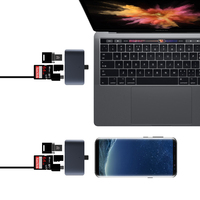Colorii-lector de tarjetas C4A tipo C a SD, micro SD, TF, USB 3,0, para ordenador portátil, teléfono inteligente, PC, hub de tarjetas de memoria