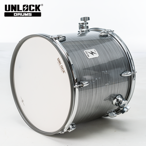 Tambor de Piso para Percusión de Escenario de 16 Pulgadas, Color Gris, Diseño Duradero con Reducción de Ruido, Parche de Malla, Compatibilidad con las Principales Marcas, Profesional - Product Image 4