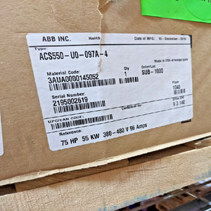 全新 PLC 传动装置 380-480V 75HP 三相 ACS550-U0-097A 4 工业自动化产品 * 有现货 - Product Image 1