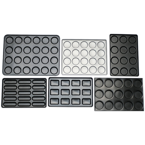 Nhà Máy Tùy Chỉnh Aluminized Thép Bánh <span class=keywords><strong>Hamburger</strong></span> Bun Pan Bánh Mì Nướng Khuôn Bánh Burger Nướng Khay - Product Image 1