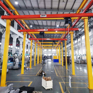 Monorriel de haz Flexible ergonómico de 1000kg y 2 toneladas, proveedor de sistema de grúa aérea de luz independiente - Product Image 1