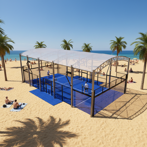 Cubierta para Pista de Pádel Resistente para Exteriores MCG, Diseño de Techo con Estructura de Acero, Carpa para Pista de Pádel Personalizada, Precio de Fábrica - Product Image 1
