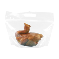 En stock, Pochette refermable personnalisable de qualité alimentaire pour poulet rôti, viande grillée, aliments cuits, charcuterie, imprimable