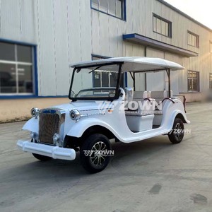 Nouvelle Voiture Électrique Classique Vintage 2026, 4 Places, Alimentée par Batterie au Lithium, Rétro, pour Visites Touristiques, Certifiée CE, Idéale pour Hôtels et Complexes Hôteliers - Product Image 1