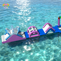 Parc aquatique gonflable en PVC durable, personnalisé, pour usage commercial, grand centre de jeux aquatiques extérieur pour enfants et adultes, idéal pour l'été