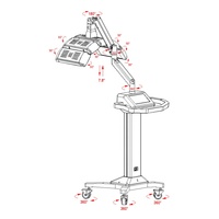 Lampe de thérapie par lumière rouge à écran tactile OEM ODM pour tout le corps, machine PDT, dispositif infrarouge 460nm 630nm 850nm, panneau de thérapie par lumière rouge LED
