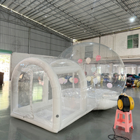 Tente de camping gonflable transparente populaire 2026 pour enfants, dôme à bulles rebondissantes, château gonflable à bulles