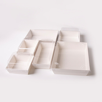 Boîte à sushi jetable en gros, conteneur à emporter en papier kraft, plateau à sushi empilable pour chaîne de restaurants