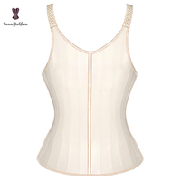 Corset en Latex grande taille XS à XXXXXXL Faja Colombianas femme gilets amincissants paillettes Latex taille formateur avec 25 Robs