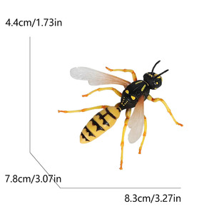 Figuras <span class=keywords><strong>de</strong></span> Animales <span class=keywords><strong>de</strong></span> PVC Transfronterizas: Mosquitos y Abejas – Adornos Cognitivos para Niños, Souvenirs <span class=keywords><strong>de</strong></span> Museo, Juguetes Educativos - Product Image 5