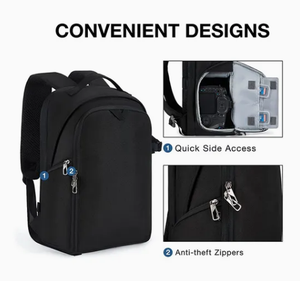 Tùy chỉnh công suất lớn Trọng lượng nhẹ không thấm nước <span class=keywords><strong>DSLR</strong></span> máy ảnh SLR Ba lô - Product Image 2