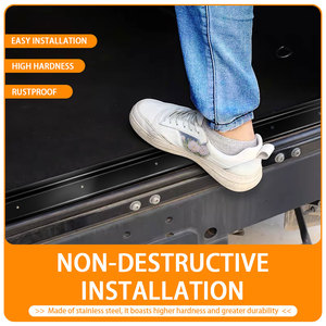 Protector de Acero para el Umbral de la Puerta Trasera, Cubierta de Pedal, Piezas de Modificación para Land Rover <span class=keywords><strong>Defender</strong></span> 90 110 <span class=keywords><strong>1985</strong></span>-1990 - Product Image 2