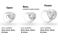 Domos de Silicona de Alta Calidad para Audífonos Oticon, Domos Abiertos (6/8/10/12 mm), Domos de Silicona Universales para Dispositivos Auditivos