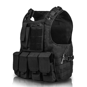 High Density Nylon <b>Multi</b>-Pocket Outdoor Protective Storage Vest Adjustable Strap Quick Release Buckle Wear Resistant Field Work - Product Image 1