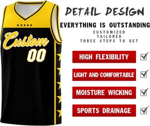 Maillot de basket-ball personnalisé uniforme vêtements de sport personnalisés imprimé n'importe quel numéro de nom chemise de sport sans manches pour hommes jeunes - Product Image 4