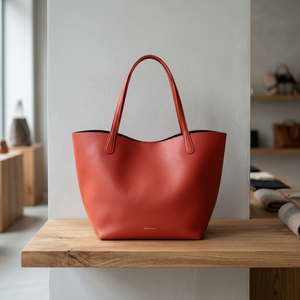 Sac à main en similicuir pour femme, style moderne et épuré, fermeture éclair, deux poignées, idéal pour le quotidien, le shopping et les voyages - Product Image 4