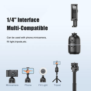 Trípode de seguimiento facial automático Gimble de rotación 360 <span class=keywords><strong>para</strong></span> teléfono móvil estabilizador de cardán de diseño desmontable teléfono estabilizador - Product Image 5