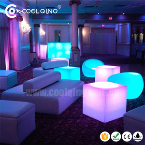 LED <strong>Bar</strong> Furniture Colorful LED <strong>Bar</strong> Glow Cube Chair <strong>Stools</strong> for Dining Outdoor Living Room Home <strong>Bar</strong> Hotels - Product Image 2