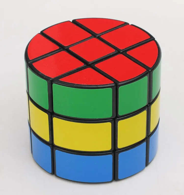 Rompecabezas 3D Cubo cilíndrico Juguetes de descompresión Aliviar el estrés Cubos infinitos Juguetes antiestrés Cubo de tercer orden Juguete para aliviar el estrés