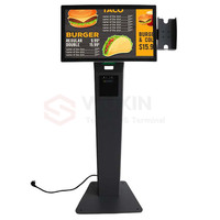 Kiosque De Commande personnalisable 21 "Terminal de paiement de blanchisserie Self Checkout Machine All-in-one-pos Solution Kiosque de commande automatique