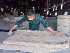 ถุงปอกระเจาที่เป็นมิตรต่อสิ่งแวดล้อม50กก. พร้อมลวดลายดิบบรรจุภัณฑ์แบบสั่งทำจากบังคลาเทศ - Product Image 5