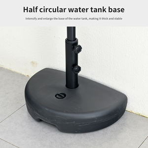 Demi-<span class=keywords><strong>parapluie</strong></span> au design unique, parasol d'extérieur, parasol latéral, bar de jardin, tente de décoration pour café - Product Image 6