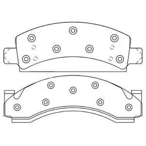 ब्रेक पैड उच्च पेशेवर OEM D149-7081A निर्माता स्पेयर पार्ट्स 15649295 pastilla freno D149-7081 GDB4053