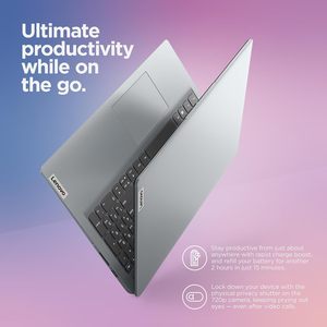 Ordinateur portable Lenovo IdeaPad 1 pour étudiants, écran FHD de 15,6 pouces, 20 Go de RAM, 1 To de SSD, Windows 11 Home, clavier numérique gris - Product Image 3