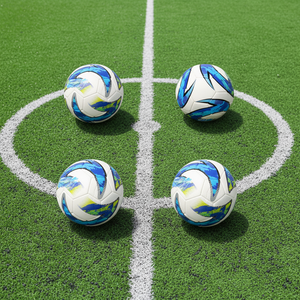 Pallone da Calcio Personalizzato Misura 5 per Bambini e Adulti - Professionale, Ufficiale, per Allenamento, in Pelle PU Termosaldata, Durevole e Leggero - Product Image 6