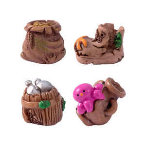 Aquarium sous-marin paysage décor ornements bricolage aquarium décoration Miniature résine Simulation trésor <span class=keywords><strong>coffre</strong></span> ornement artisanat - Product Image 5