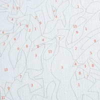 Vue nue de la conception du dos de la fille Peinture à l'huile par numéros