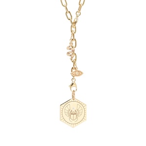 Milskye New <strong>Best</strong> Selling Jewelry 18K Gold Plated Adjustable <strong>Medallion</strong> Pendant <strong>Necklace</strong> - Product Image 3