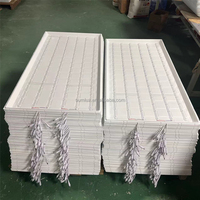 Panneau lumineux anti-éblouissement à montage en surface, cadre 2 pieds par 4 pieds, panneau LED CCT CRI 90, contrôle intelligent Zigbee