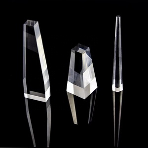 Preço de Fábrica para Tubo de Luz de Vidro Óptico Personalizado, Prisma Piramidal Cônico, Guia de Luz - Product Image 1