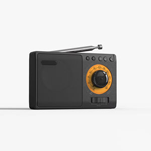 OEM/ODM <span class=keywords><strong>Mini</strong></span> radio rétro portable de marque complète, radio Internet à affichage numérique, haut-parleur intégré, prise en charge de la micro entrée TF USB longue - Product Image 4