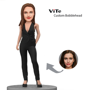 Figura <span class=keywords><strong>de</strong></span> Amor Personalizada Hecha a Mano en <span class=keywords><strong>Arcilla</strong></span> Polimérica, Estilo Q, Escultura Bobblehead, Recuerdo <span class=keywords><strong>de</strong></span> Cumpleaños, Regalo para Amigo, Marca Personalizada - Product Image 1