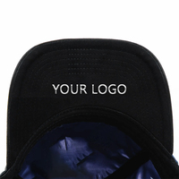 OEM ODM à la mode Rhinestone 5 panneaux Personnalisez votre propre logo Écusson de broderie Épingles de luxe en métal Casquettes de baseball en daim personnalisées