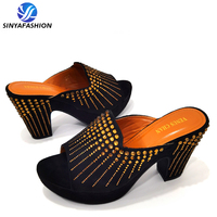 Magnifiques Sandales Sinya de Qualité Supérieure Italiennes avec Pierres à Talon Haut pour Femmes Chaussures de Mariage et de Soirée