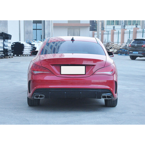 Kit Carrozzeria Stile AMG 45 per <span class=keywords><strong>Mercedes</strong></span>-Benz <span class=keywords><strong>CLA</strong></span> W117 Berlina 2014-2018, Paraurti Posteriore, Labbro Posteriore, Diffusore Posteriore, Upgrade - Product Image 5