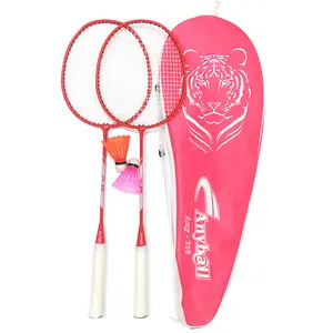 Neues Design Original Fabrik Half Carbon Aluminium Badminton schläger Großhandel für Amateur-Zwischen training