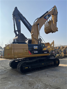 Excavadora de cadenas Caterpillar 329DL usada, 7170 mm de profundidad de excavación, 35 MPa de presión de alivio, para canteras y movimiento de grandes volúmenes de tierra - Product Image 3