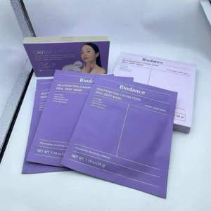 Masker Wajah Korea Bio-Kolagen Kaviar PDRN Deep 4 Pcs, Promo Panas, Mengangkat, Melembapkan, Anti-Kerut untuk Perawatan Wajah - Product Image 1