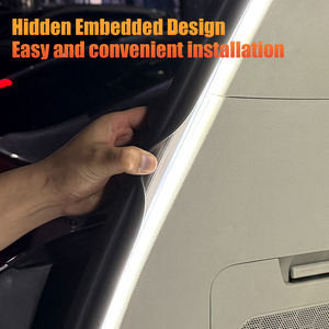 Đèn <span class=keywords><strong>LED</strong></span> chiếu sáng cốp xe Đèn dải ánh sáng linh hoạt có thể điều chỉnh bật/tắt Đèn khí quyển quét chống nước cho phụ kiện xe hơi - Product Image 4