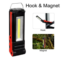 Lampe de travail LED Dailu rechargeable, portable, pliable, multifonctionnelle, pour réparation automobile et situations d'urgence
