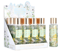 SCENABELLA Brume parfumée moderne 250ml, parfum floral longue durée, spray corporel, brume parfumée élégante à la fleur bleu clair pour femmes